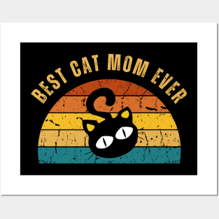 Best Cat Mom Ever Posters and Art